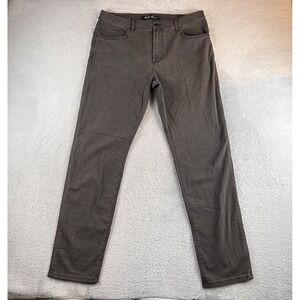 Travis Mathew Jeans Mens 34x32 Charcoal Stretch Legacy Featherweight Straight